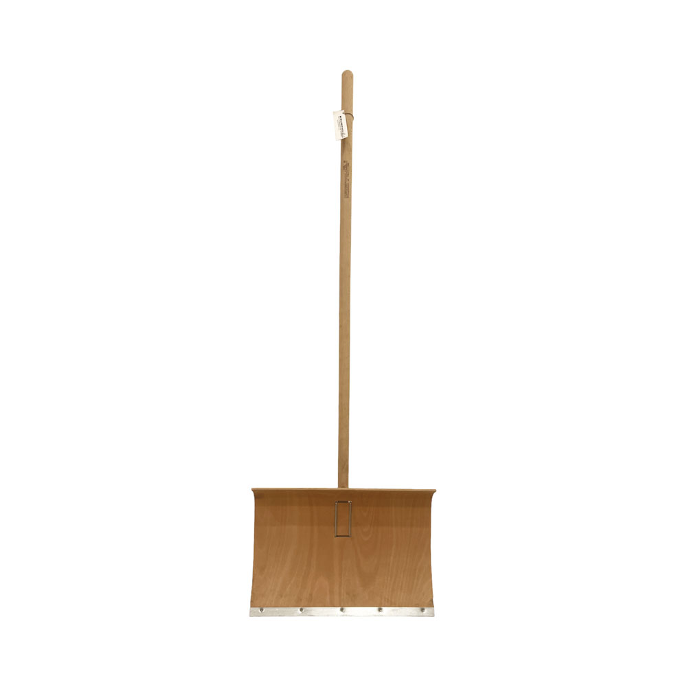 Krumpholz,  Sperrholzschneeschieber mit Stahlleiste und Stiehl, 50cm
